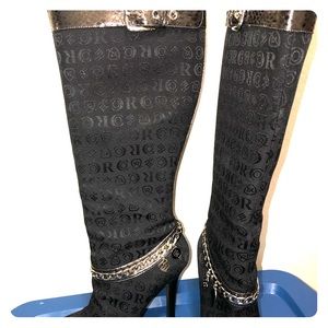 ROCAWEAR Black Tall Boots for woman